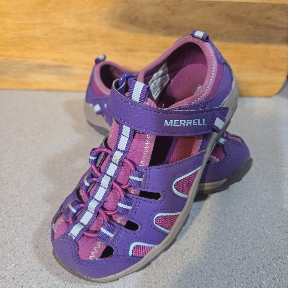 Merrell Hydro Hiker Purple Pink Kids Water Sandals MK163683 Size 1m